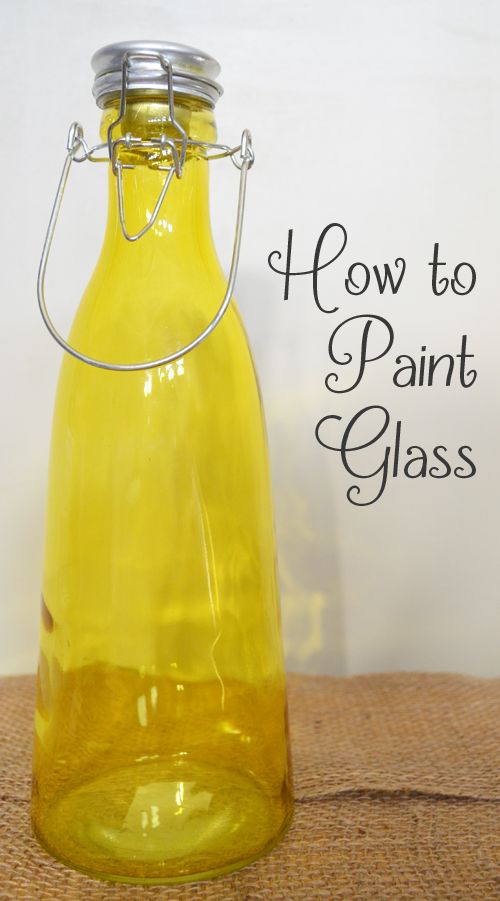 If you would like to paint glass, whether it’s glassware, a window, a vase or ...