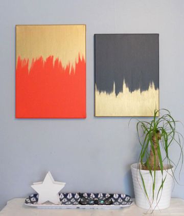 Looking for some DIY modern art ideas to fill your walls? These projects are a d...