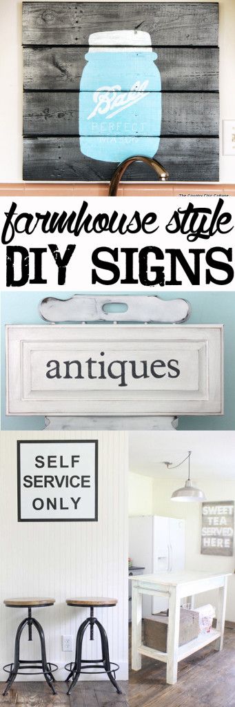 Make your own art: Farmhouse Style DIY signs