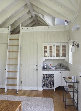 Simple Guest House Design Ideas - Sleeping or Storage Loft