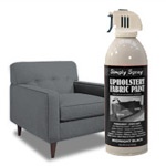 Simply Spray Upholstery Fabric Spray Paint - who knew