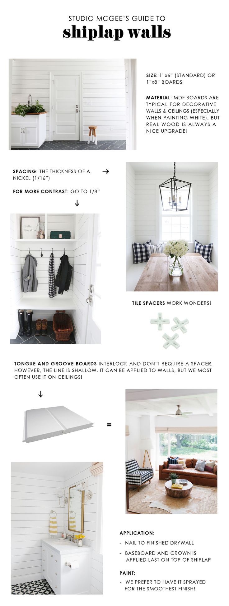 Studio McGee's Guide to Shiplap Walls