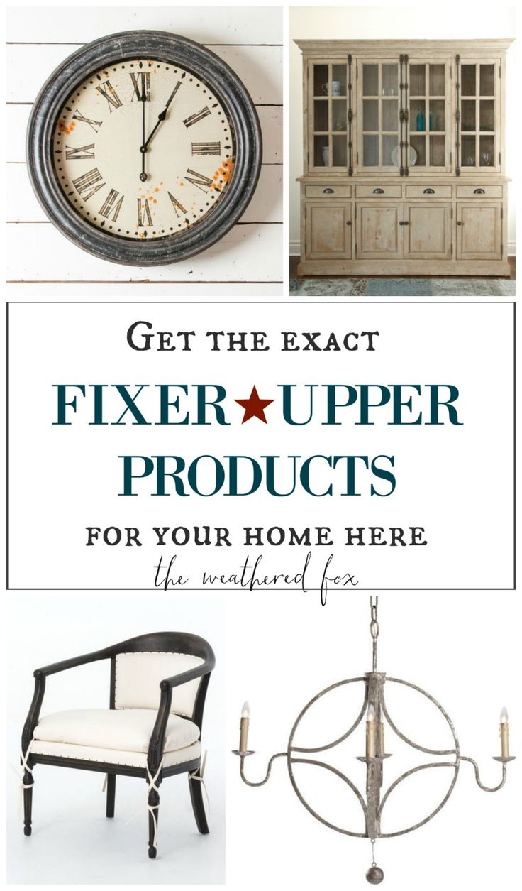Wondering where to buy products seen on Fixer Upper. Check out this source list!...