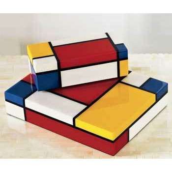 Piet Mondrian Lacquered Boxes