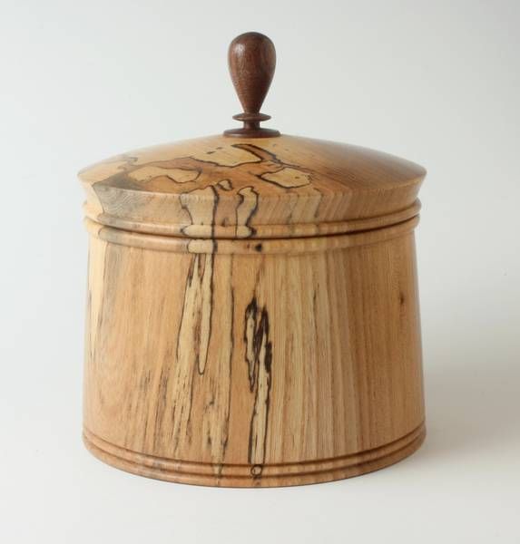 Spalted Elm Canister - AAW Photo Gallery