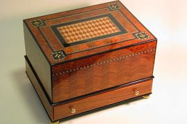 This is an outstanding box showing outstanding parquetry.