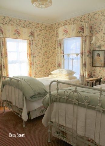 How to Dress a Cottage Bed to Get a Layered Look - via Betsy Speert
