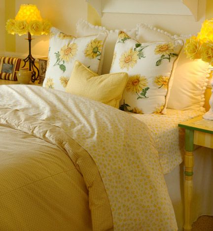 spring cottage bedroom