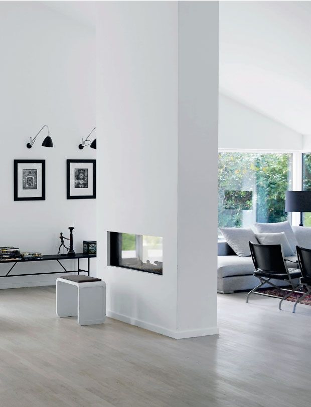 Black forest home with modern minimal interior - via cocolapinedesign.com