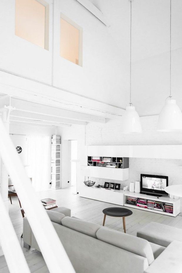 my scandinavian home: The serene white home of a designer