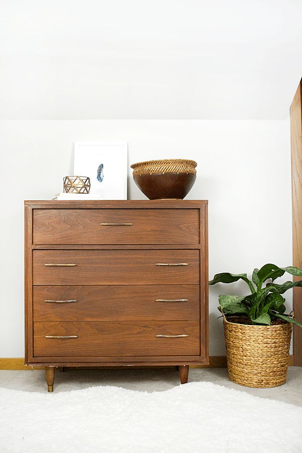 Don't let a scraped up veneer dresser scare you. Refinishing it isn't as...