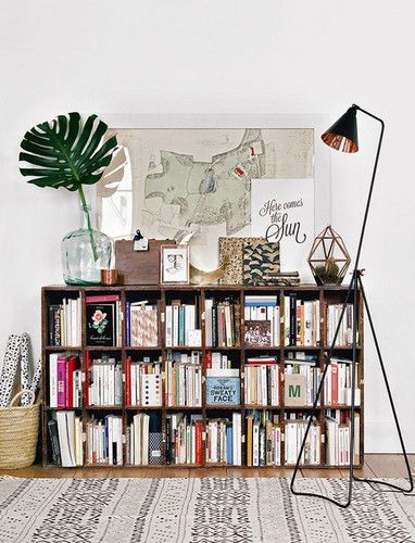 DOMINO:11 ways designers style their bookshelves...