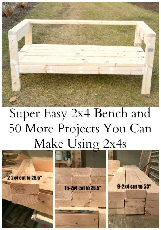 12 2x4 boards can equal one awesome outdoor sofa | Part one of another favorite ...