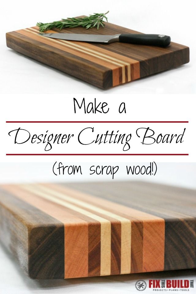 How to Make a Cutting Board | Great woodworking project!
