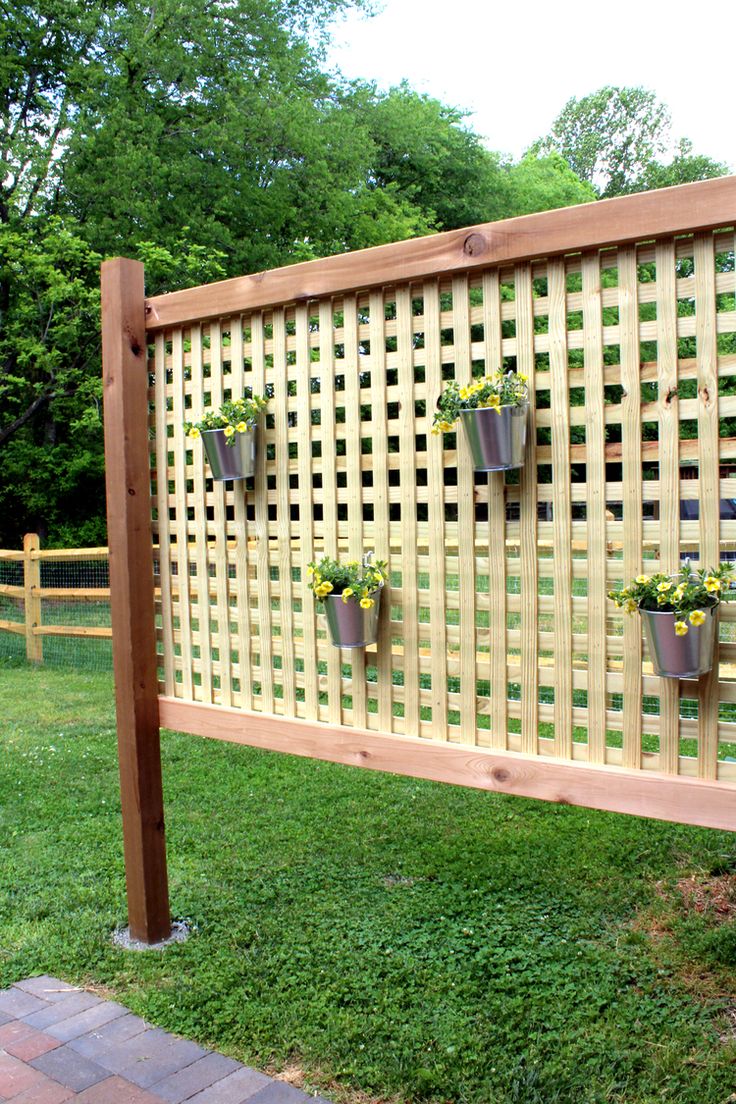 Wood Patio Privacy Screen DIY — Tag & Tibby