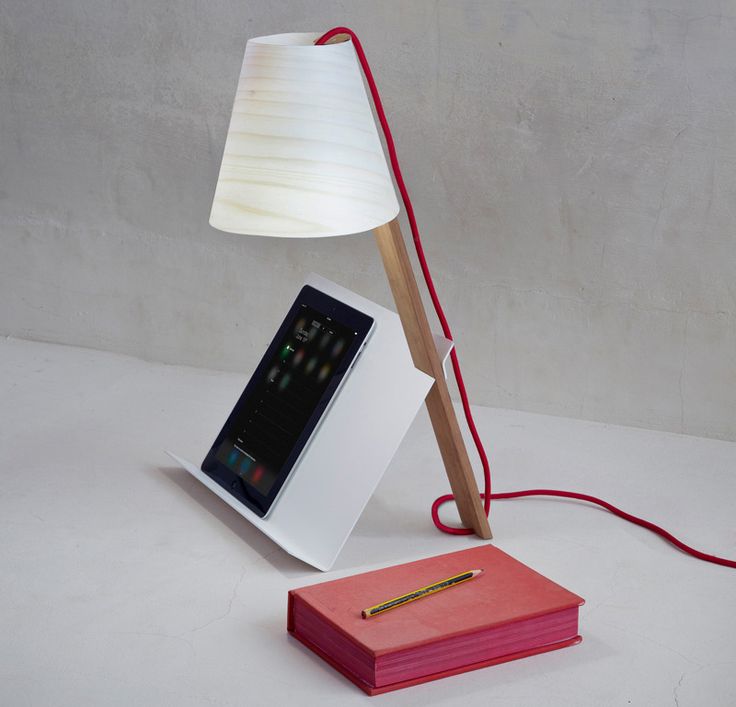 A Lamp And Bookstand Combination By Spanish Design Studio Cuatro Cuatros