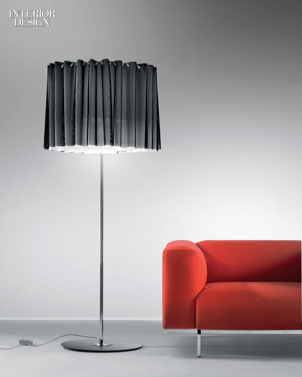 Bring on the Brilliance: 36 New Lighting Products | Skirt floor lamp in metal wi...