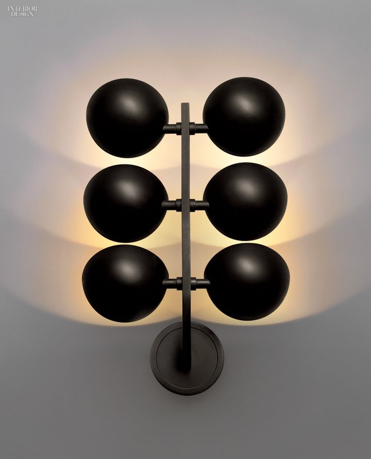 Editors' Picks: 26 Cutting-Edge Lighting Fixtures | Avion sconce in polished and...