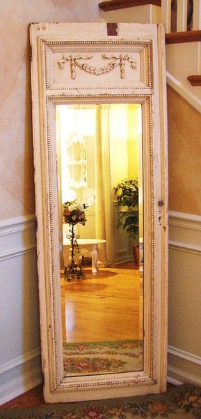 Glue a cheap floor-length mirror to an old door frame....plus lots of other cool...