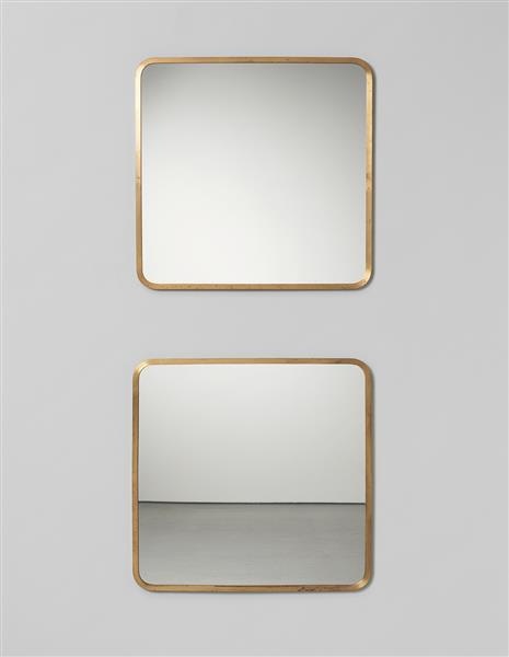 Josef Frank; Glass and Brass Mirrors for Svenskt Tenn, 1940s.