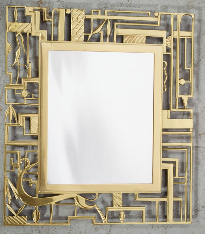 Karl Hagenauer Wall Mirror | From a unique collection of antique and modern wall...