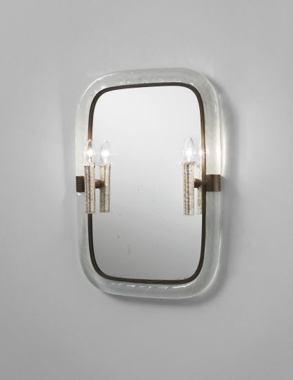 PHILLIPS : NY050313, Carlo Scarpa, Rare illuminated mirror, model no. 86...