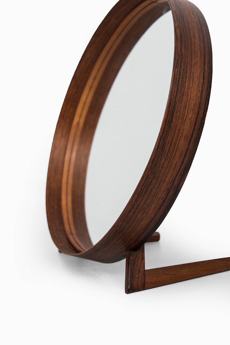 Rare Table Mirror by Uno & Östen Kristiansson, Produced by Luxus in Sweden | Fr...