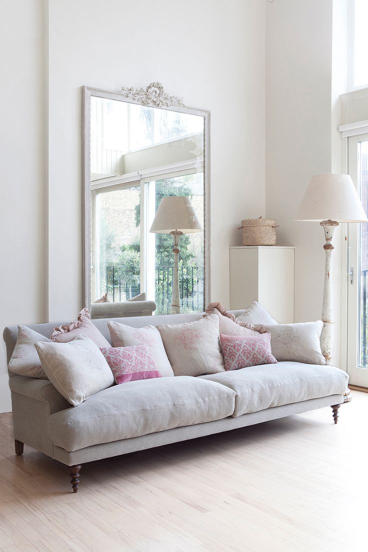 Recreate this look with one of our many upholstered or slipcovered sofas: restyl...
