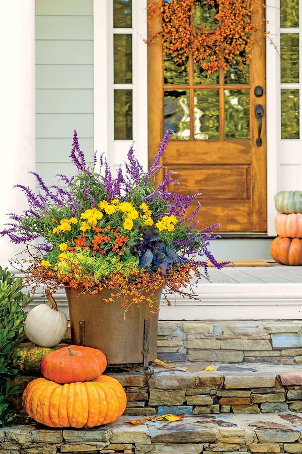 Fall Container Gardening Ideas: All Fired Up...