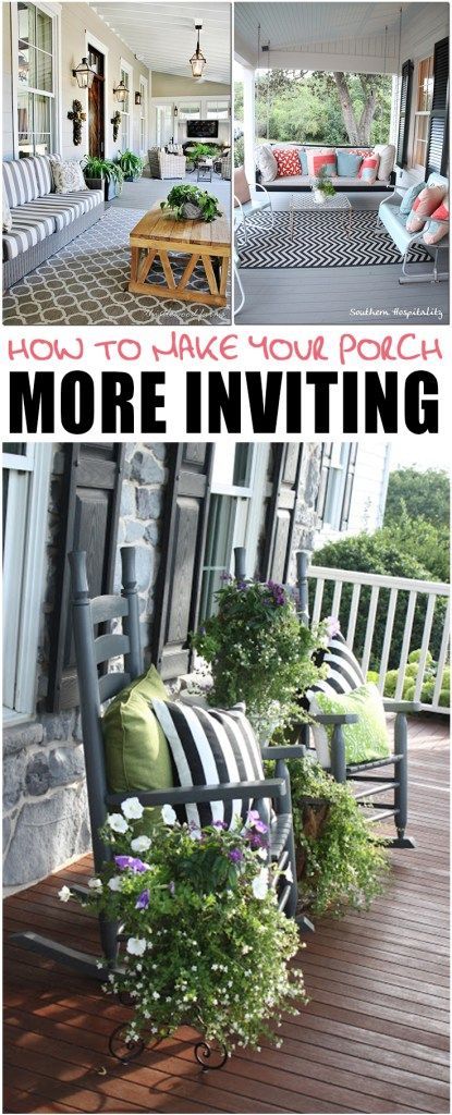 How to Make Your Porch More Inviting