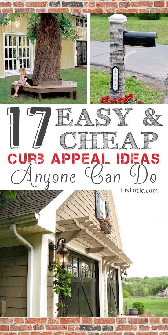 LOVE these curb appeal ideas! Lots of before and after photos.