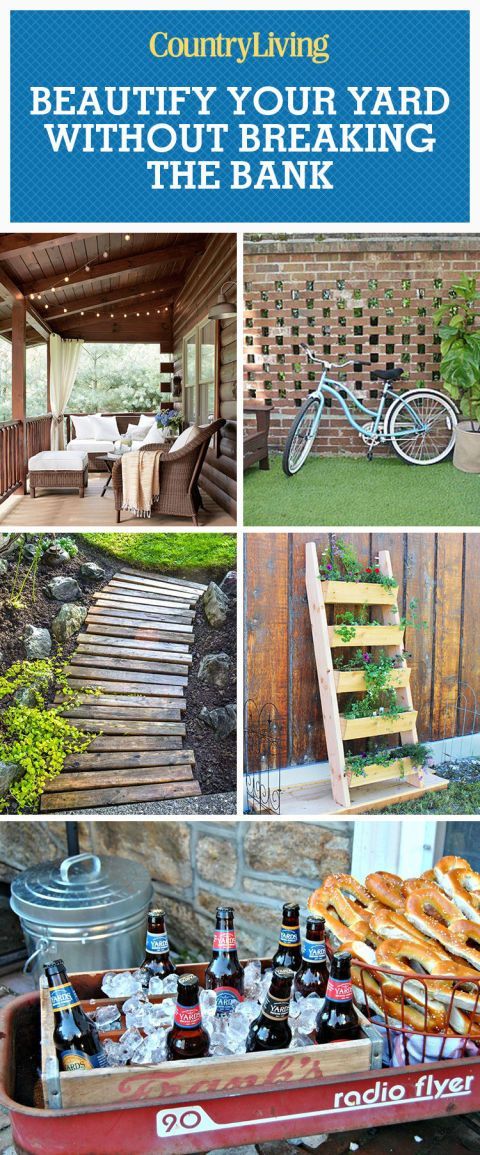 Make your backyard, patio or porch trendy and stylish with these DIY projects! L...