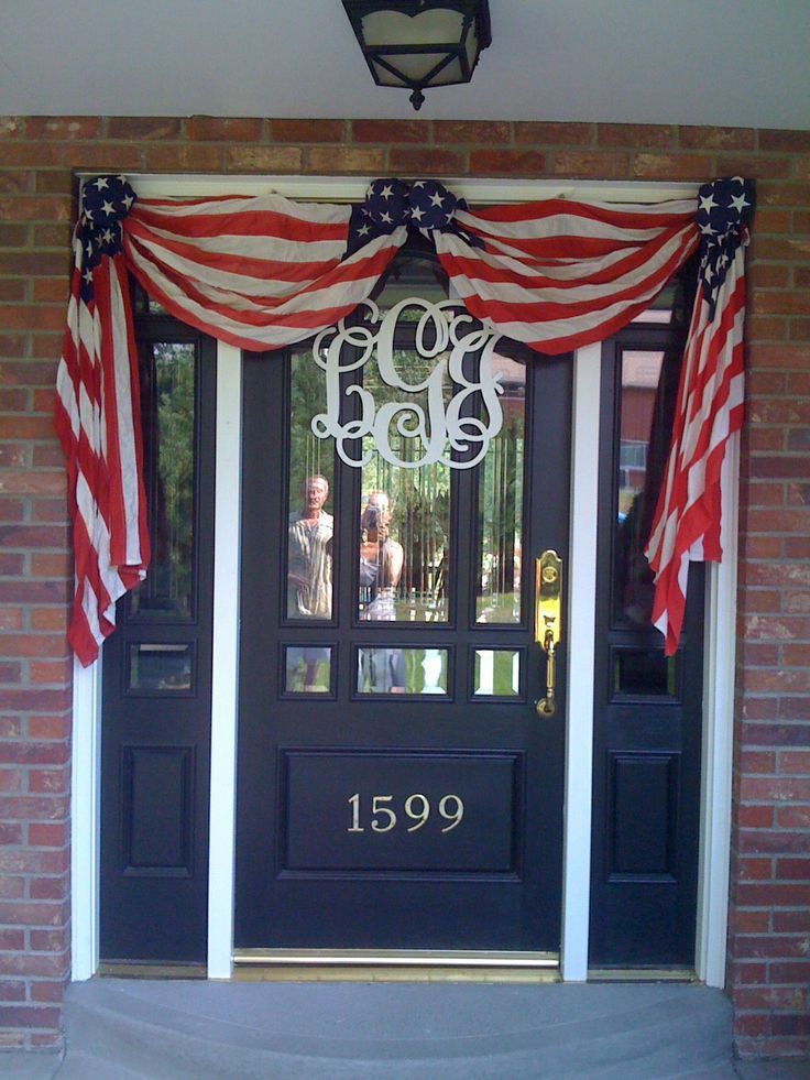 Southern Front door for 4th of July and other patriotic celebrations
