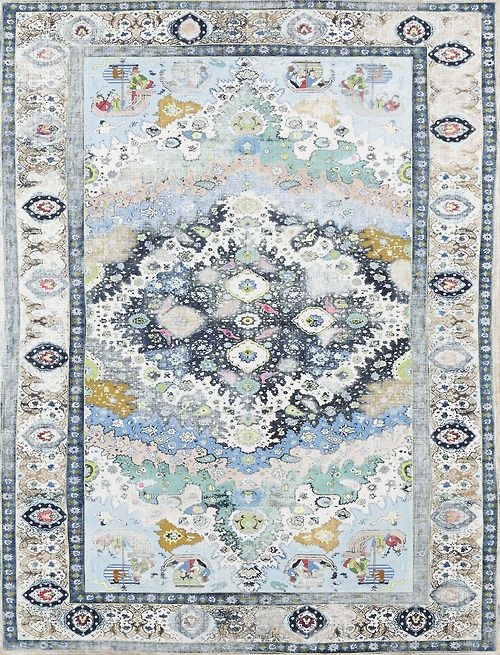 Gorgeous blue Persian rug...