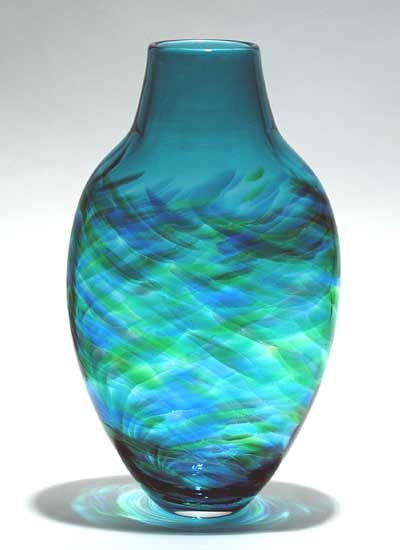 beautiful glass vase
