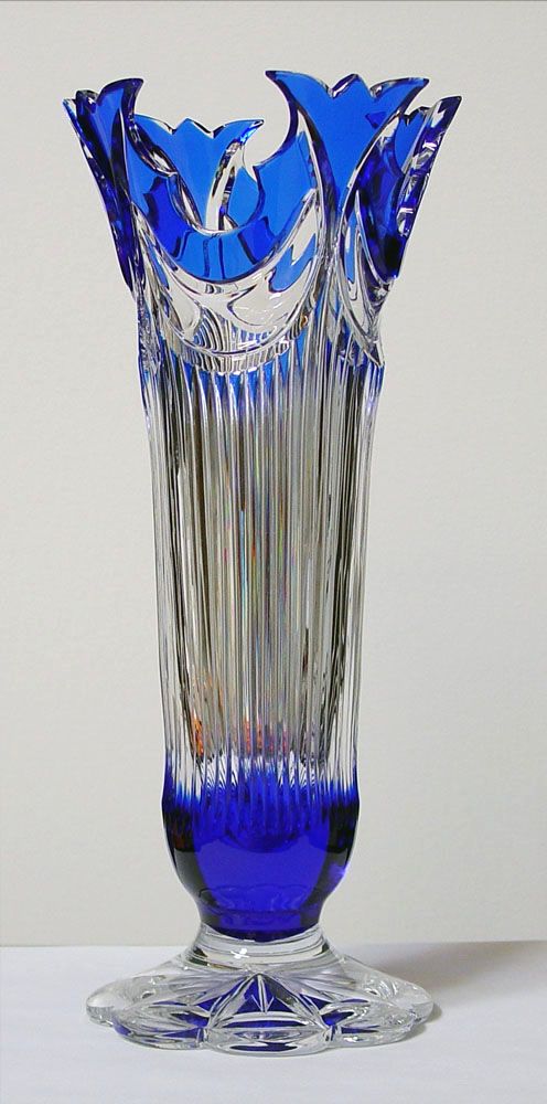 Caesar Crystal - Diadem Vase - Cobalt...