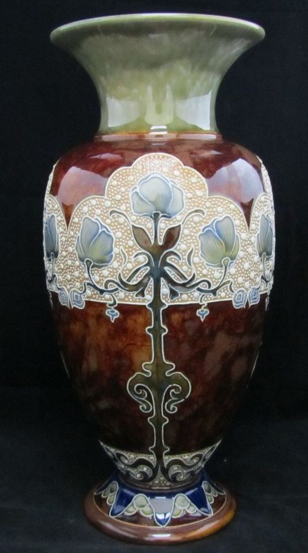Doulton Lambeth Vase, Art Nouveau design by Frank Butler, circa 1900