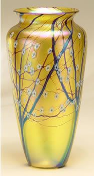 Gold Hawthorne Vase by Orient and Flume