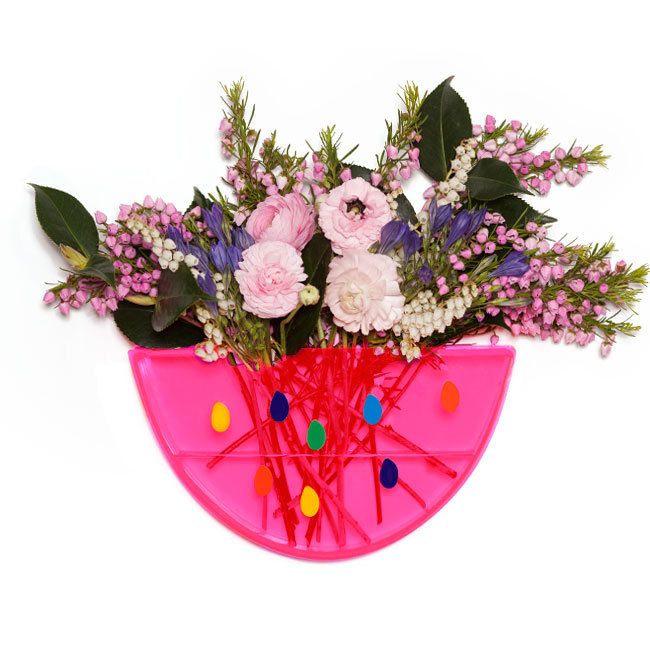 Image of Confetti Days pink watermelon vase