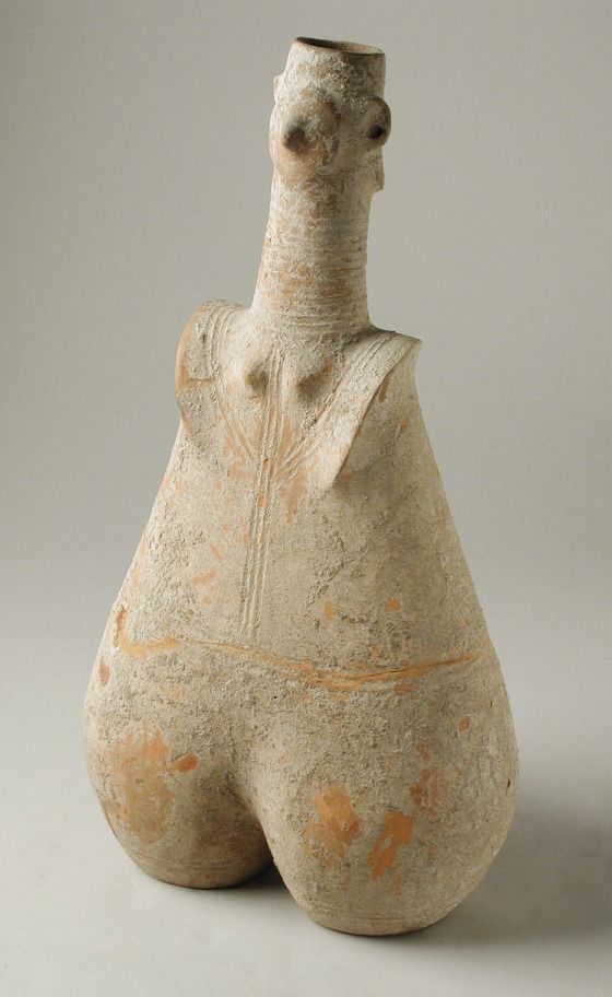 Jar in the Form of a Female Statuette Northern Iran, circa 1350-800 B.C. Sculptu...