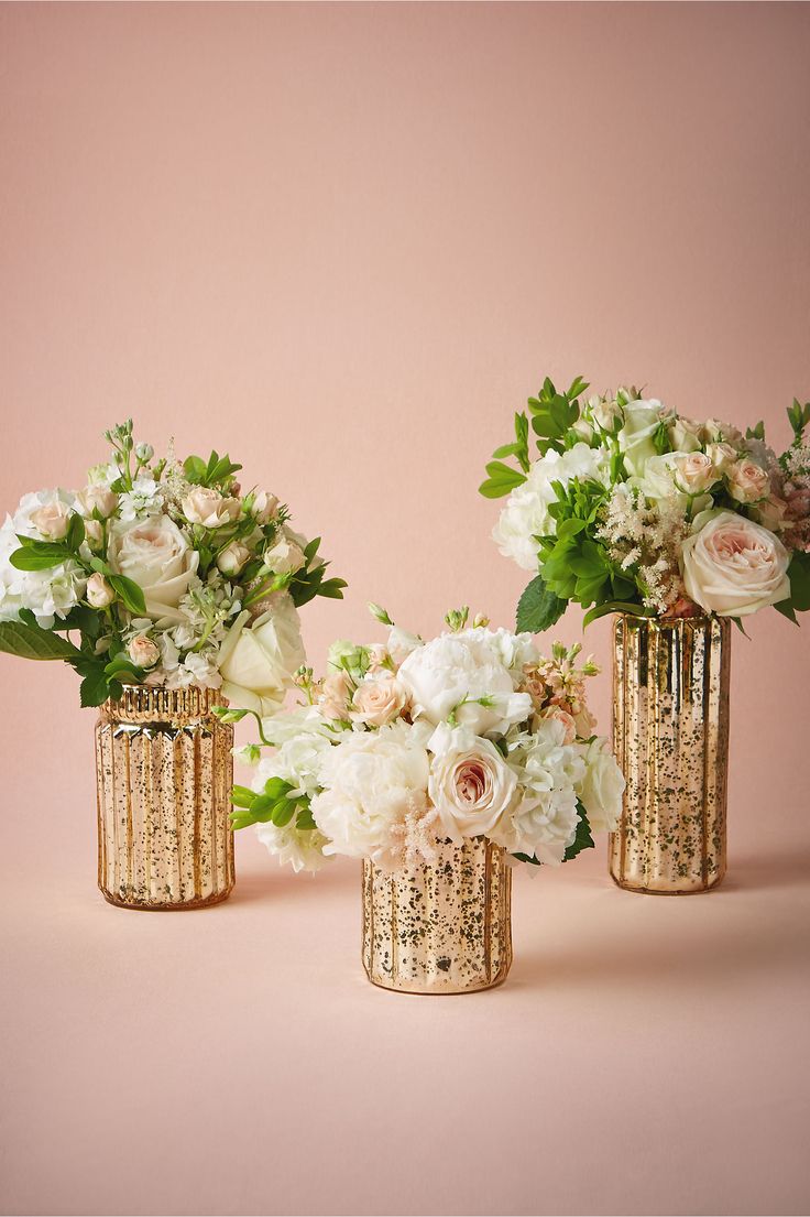 Fluted Mercury Vases from BHLDN...