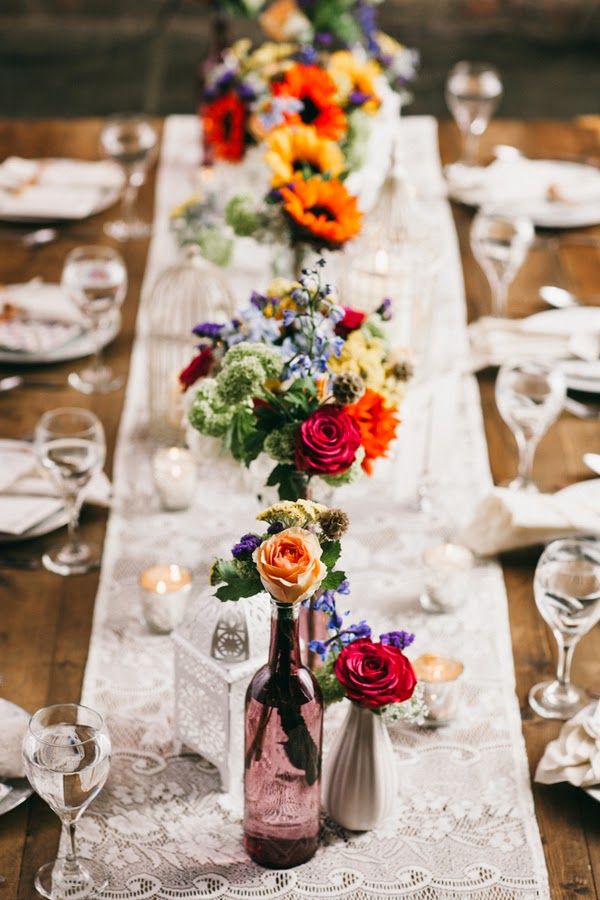 Modern boho chic hipster wedding  |  The Frosted Petticoat...