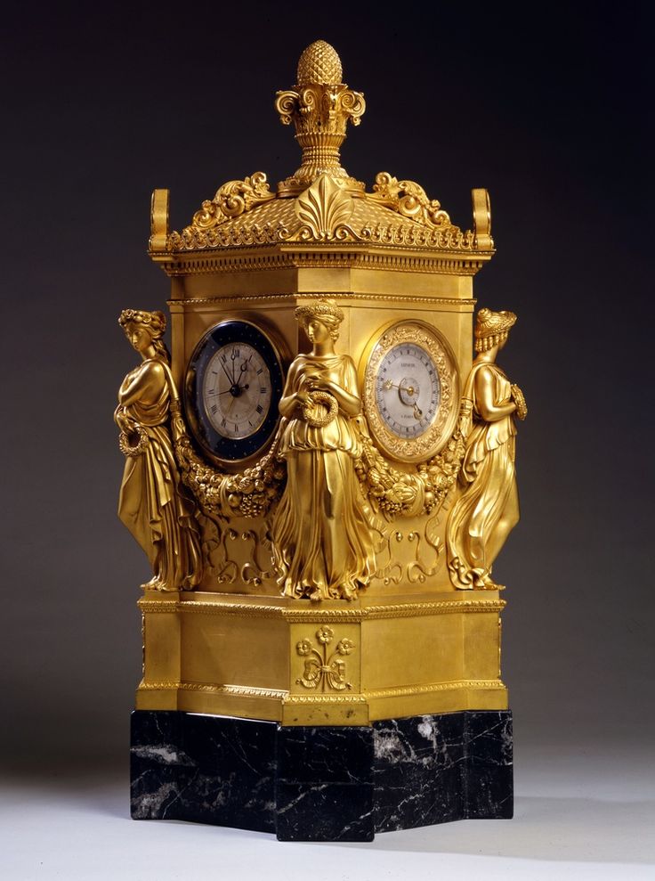 An Empire astronomical clock by Jean Joseph Lepaute