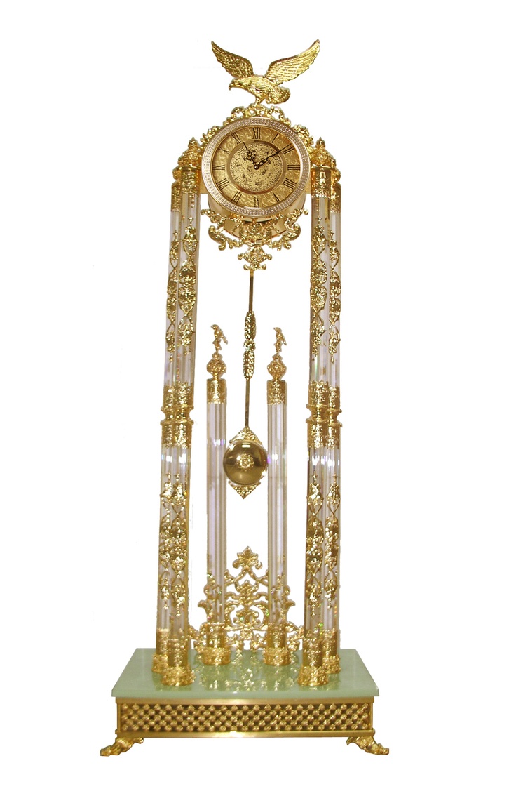 Antique Crystal Stand Clock