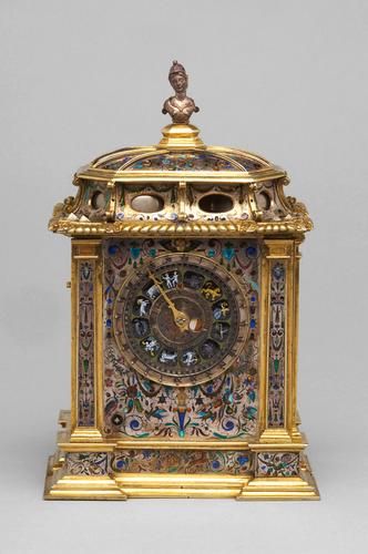 Table Clock Made by David Altenstetter ca.1580