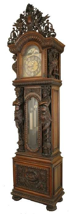 victorian grandfather clocks | Horner clock sells for $97,750 at Fontaine's ...