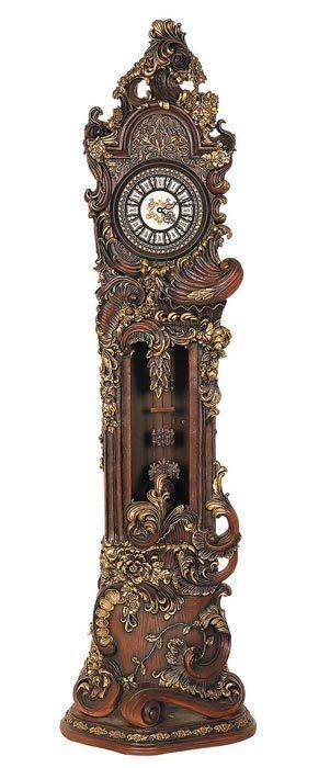 Victorian Trading Company Hand Carved Grandfather Clock Old Mr. Jenkins managed ...