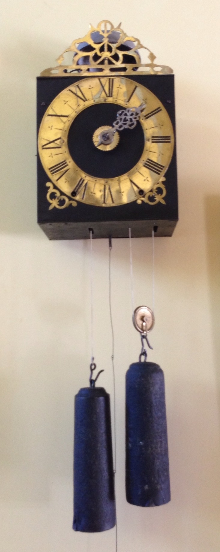 Comtoise French farm clock. Only one hand needed back 250 yrs ago