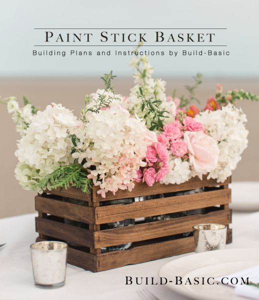 Build a Paint Stick Basket - Building Plans