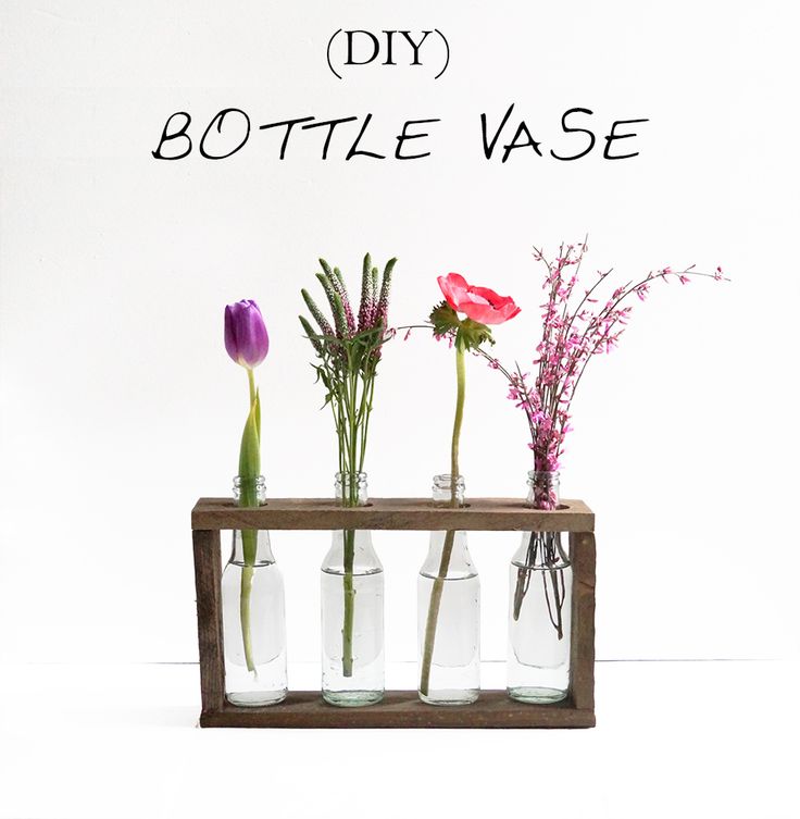 Diy bottle vase